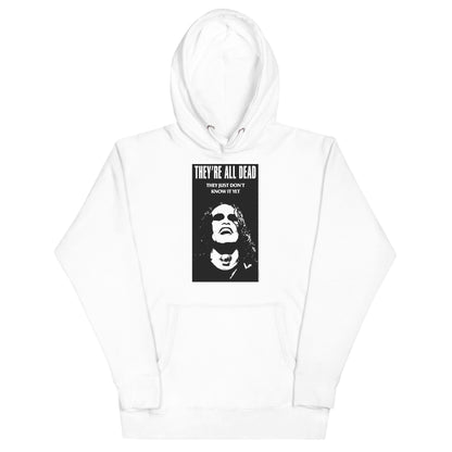The Crow Dead Movie Poster Classic Mens Officially Licensed Hoodie White