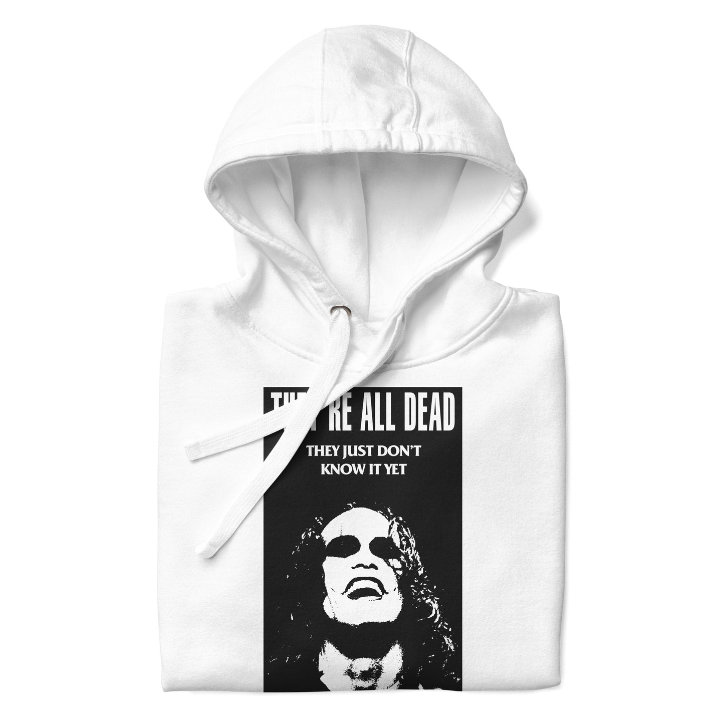 The Crow Dead Movie Poster Classic Mens Officially Licensed Hoodie White