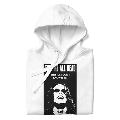 The Crow Dead Movie Poster Classic Mens Officially Licensed Hoodie White