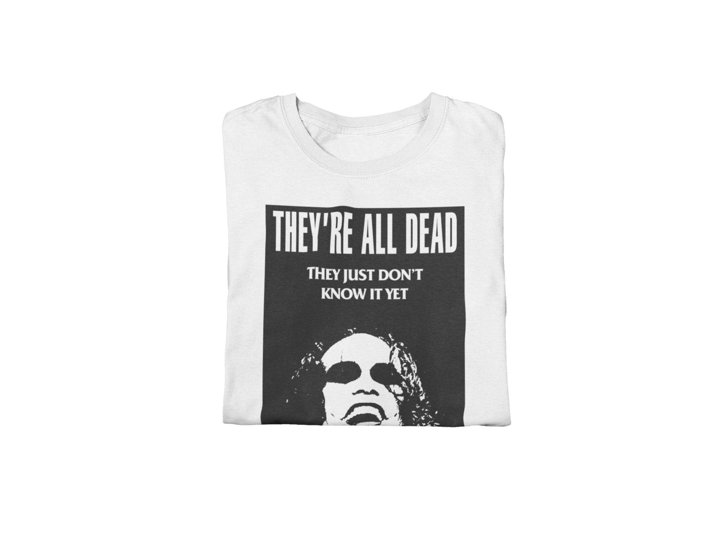 The Crow Dead Movie Poster Jumbo Print Mens T Shirt White