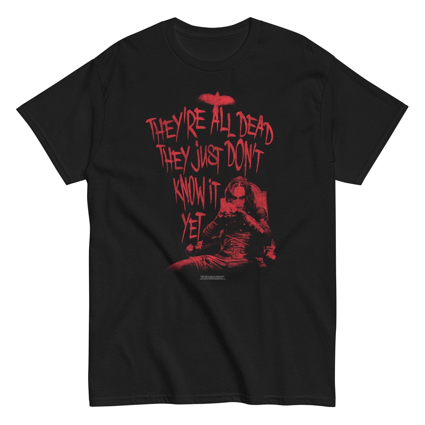 The Crow Do They Know? Mens T Shirt Black