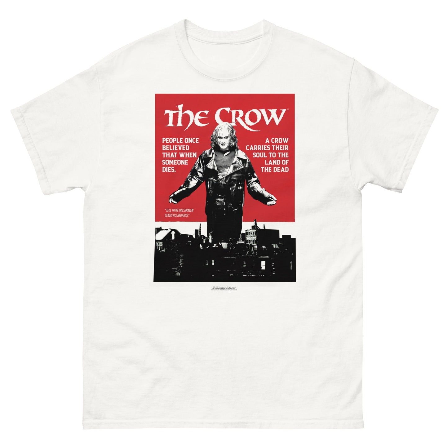 The Crow Movie Poster Mens T Shirt White