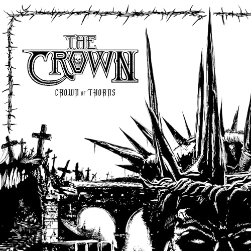 The Crown - Crown Of Thorns (Black & White Colored Vinyl) Vinyl Record