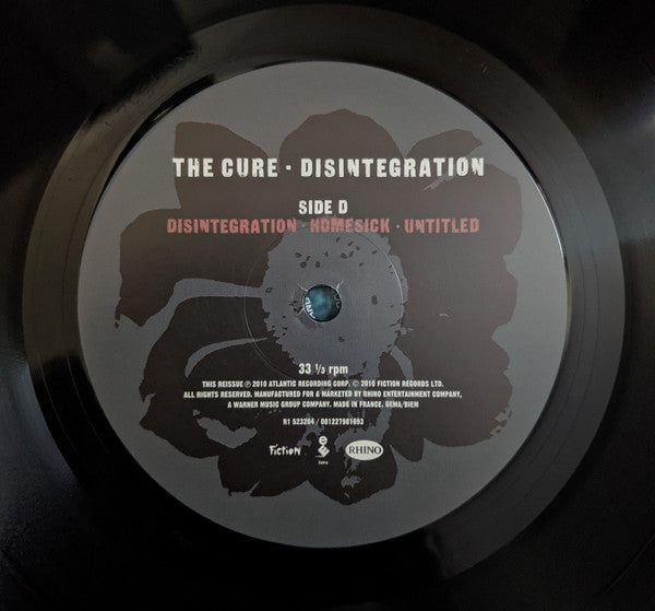 The Cure Disintegration (180 GRAM VINYL) Vinyl Record