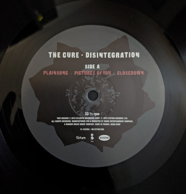 The Cure Disintegration (180 GRAM VINYL) Vinyl Record