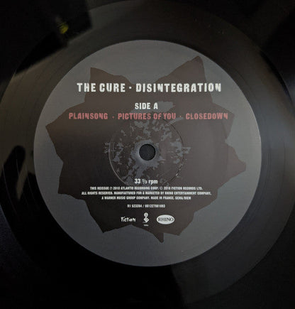 The Cure Disintegration (180 GRAM VINYL) Vinyl Record