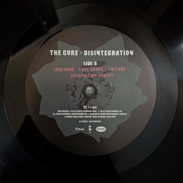 The Cure Disintegration (180 GRAM VINYL) Vinyl Record