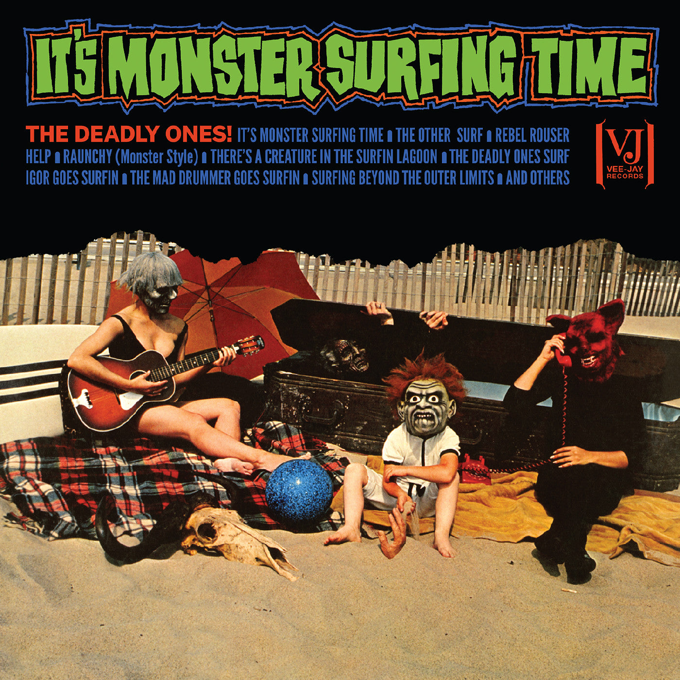 It's Monster Surfing Time (All-Analog) (Bloody Pumpkin Vinyl) Vinyl Record
