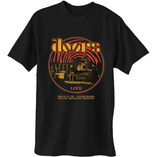 The Doors 68 Retro Circle Mens T Shirt Officially Licensed