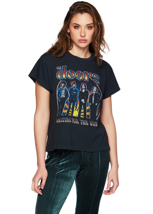The Doors Waiting For The Sun Tour Band Womens Shirt