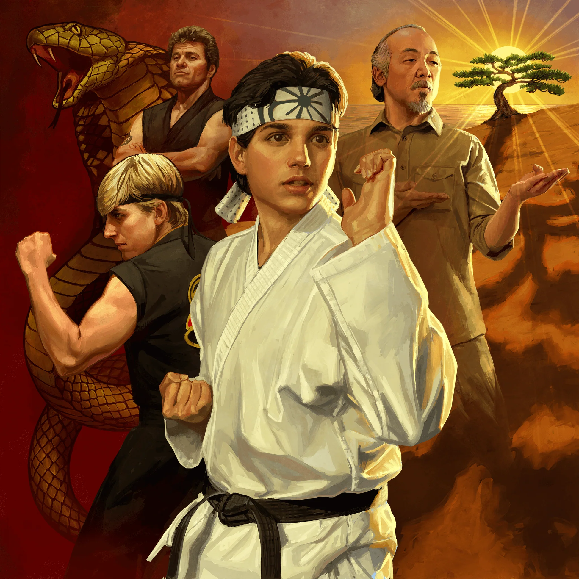 The Karate Kid: 40th Anniversary Motion Picture Score (Exclusive Miyagi Canvas Belt) [Vinyl] Vinyl Record