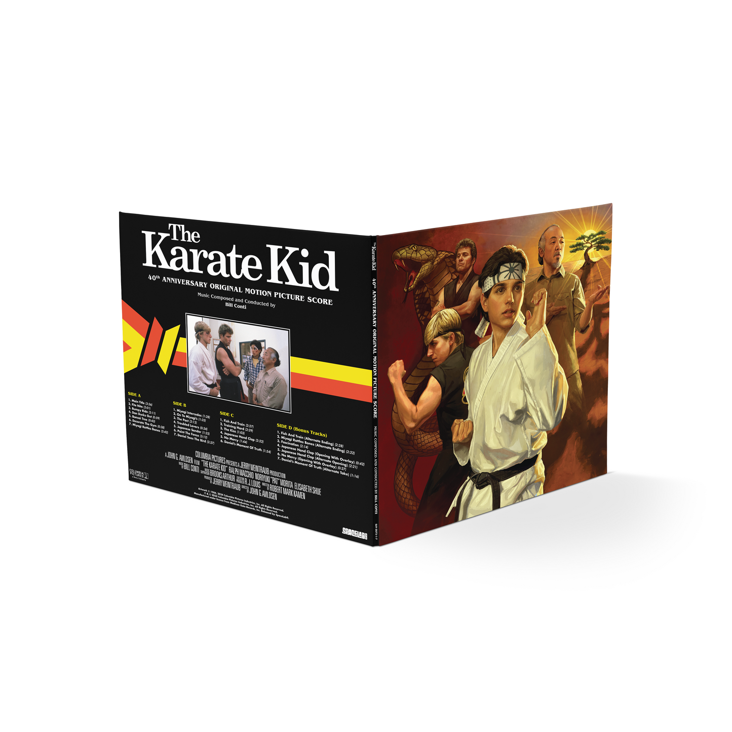 The Karate Kid: 40th Anniversary Motion Picture Score (Exclusive Miyagi Canvas Belt)  Vinyl Record