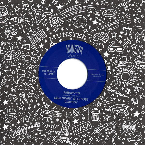 THE LEGENDARY STARDUST COWBOY - Paralyzed/Down In The Wrecking Yard [Vinyl] Vinyl Record