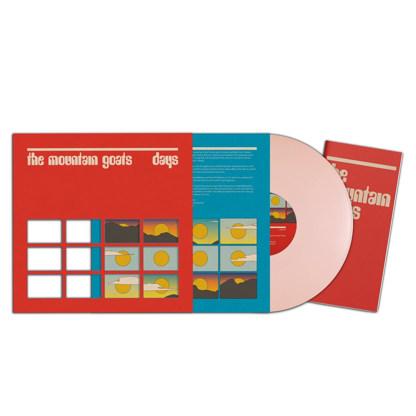 The Mountain Goats - Days (Deluxe Packaging Indie Exclusive) [Rose-Tipped Fingers Pink] [Vinyl] Vinyl Record