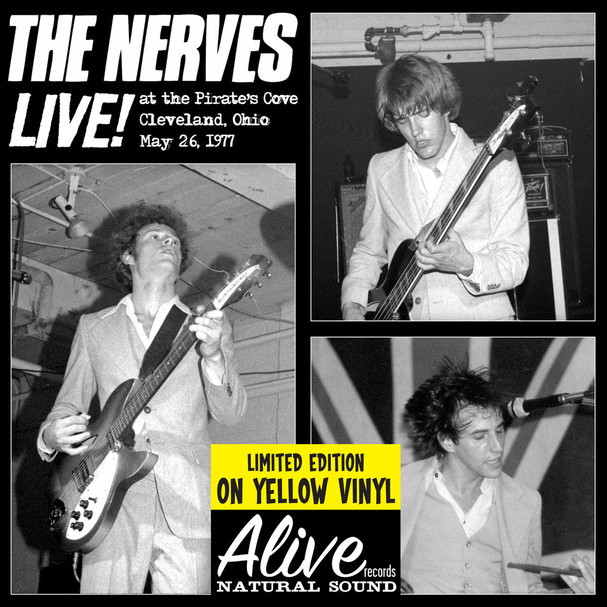 The Nerves - Live At The Pirate'S Cove Yellow Vinyl (Yellow Vinyl) [Vinyl] Vinyl Record