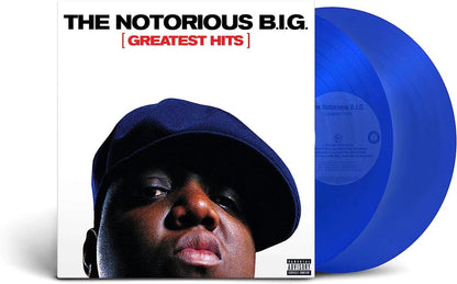 The Notorious B.I.G.  Greatest Hits Explicit Content Limited Edition Blue Vinyl 2 Lp's Vinyl Record