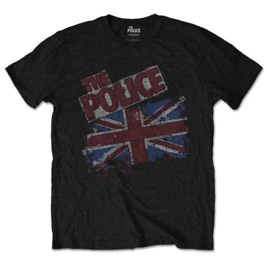 The Police Vintage Flag [T-Shirt] Officially Licensed