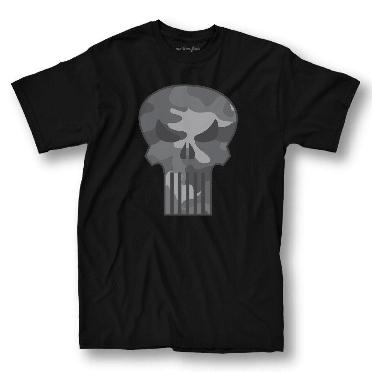 The Punisher Camo Logo T-shirt