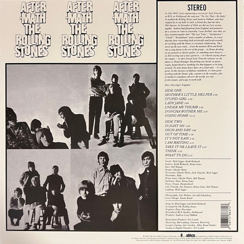 The Rolling Stones – Aftermath (LP Vinyl) Vinyl Record