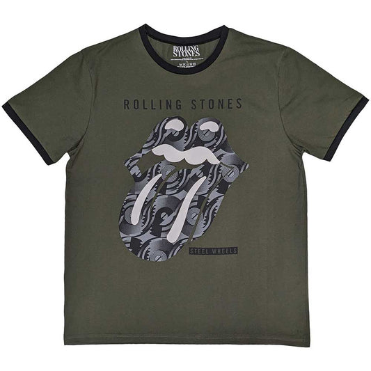 The Rolling Stones Black & White Tongue [T-Shirt] Officially Licensed