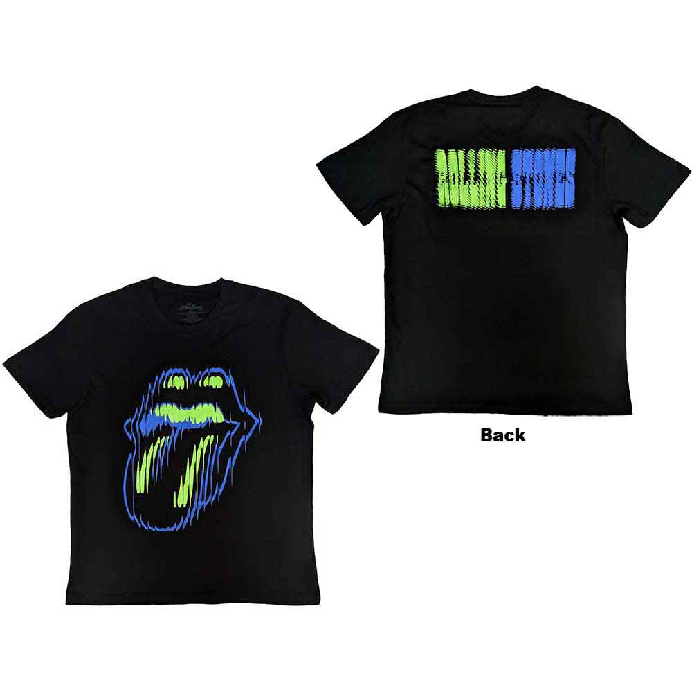 The Rolling Stones Distorted Tongue [T-Shirt] Officially Licensed