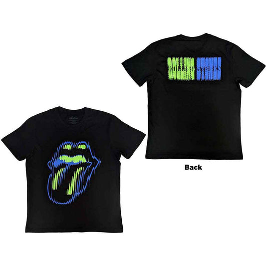 The Rolling Stones Distorted Tongue [T-Shirt] Officially Licensed