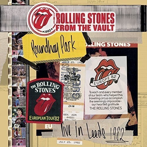 The Rolling Stones - From The Vault: Live In Leeds 1982 (With DVD, Gatefold LP Jacket) (4 Lp) Vinyl Record