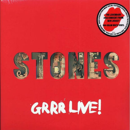 The Rolling Stones GRRR Live! (Limited Edition, 180 Gram White Colored Vinyl) (3 Lp's) Vinyl Record