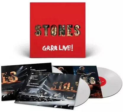 The Rolling Stones GRRR Live! (Limited Edition, 180 Gram White Colored Vinyl) (3 Lp's) Vinyl Record