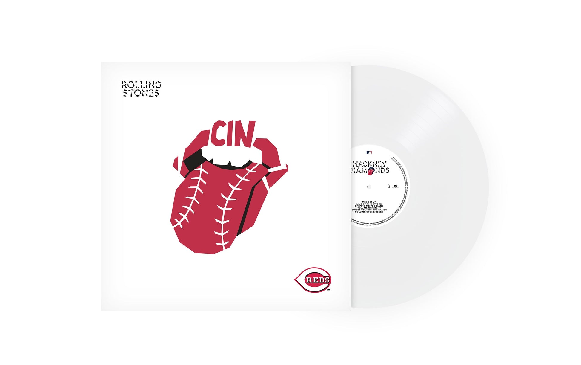 The Rolling Stones - Hackney Diamonds [Cincinnati Reds LP] [Vinyl] Vinyl Record