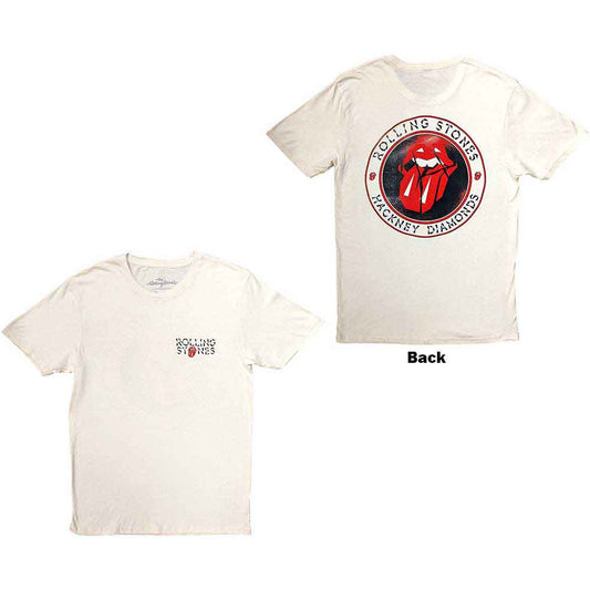 The Rolling Stones Hackney Diamonds Circle Label [T-Shirt] Officially Licensed