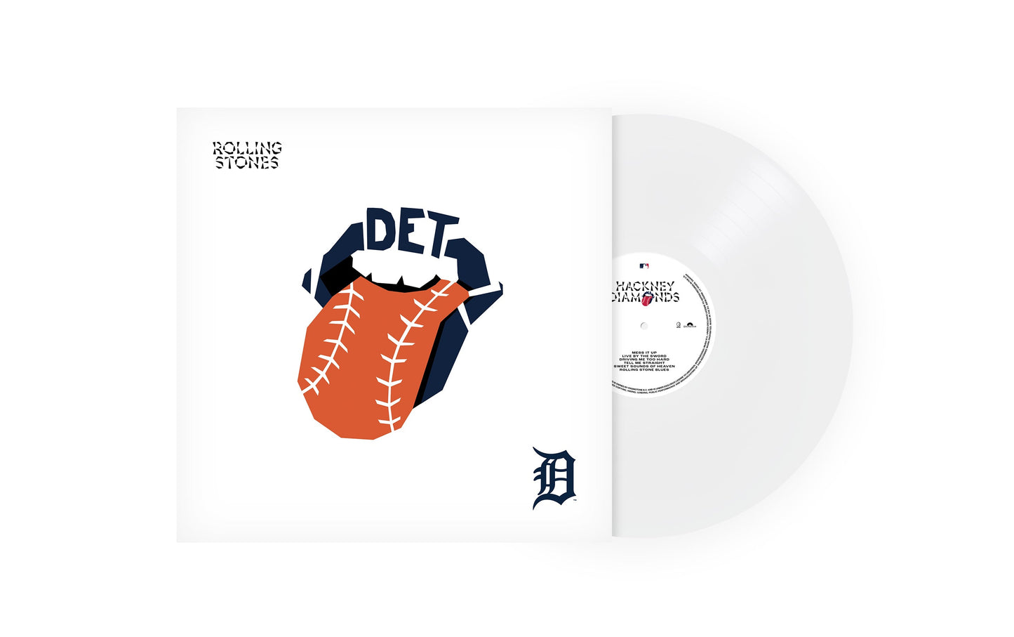 The Rolling Stones  Hackney Diamonds Detroit Tigers LP Vinyl Record