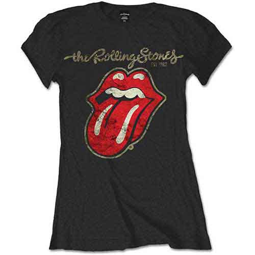The Rolling Stones Plastered Tongue [T-Shirt]