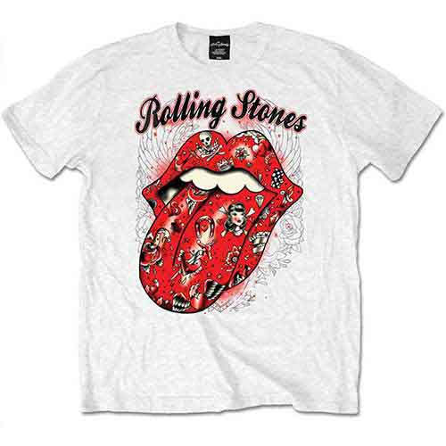 The Rolling Stones Tattoo Flash [T-Shirt] Officially Licensed