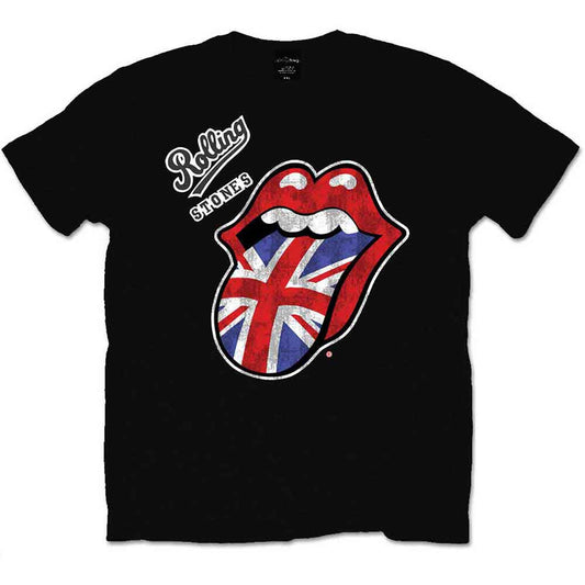 The Rolling Stones Vintage British Tongue [T-Shirt] Officially Licensed