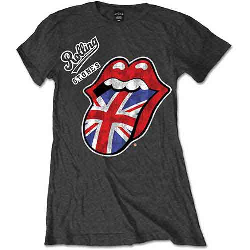 The Rolling Stones Vintage British Tongue [T-Shirt] Officially Licensed