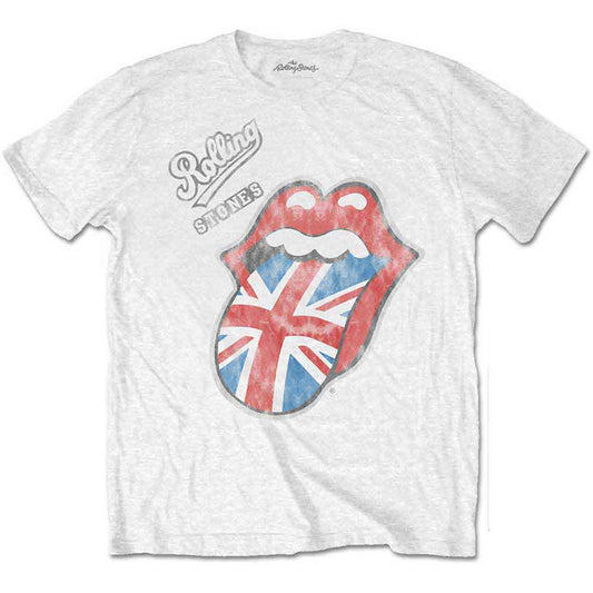 The Rolling Stones Vintage British Tongue [T-Shirt] Officially Licensed
