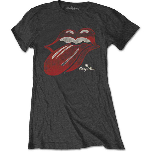 The Rolling Stones Vintage Tongue Logo [T-Shirt] Officially Licensed