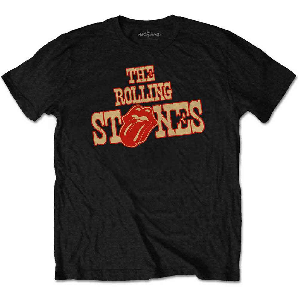The Rolling Stones Wild West Logo [T-Shirt] Officially Licensed