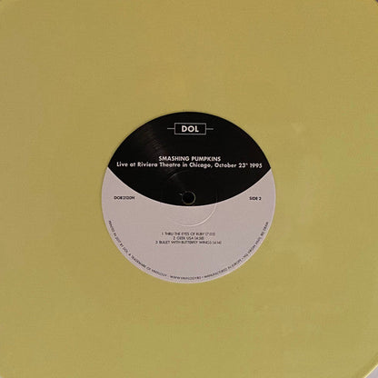The Smashing Pumpkins Live at Riviera Theatre in Chicago, October 23th 1995 DOL 2xLP, Unofficial, Yel Mint (M) Mint (M)