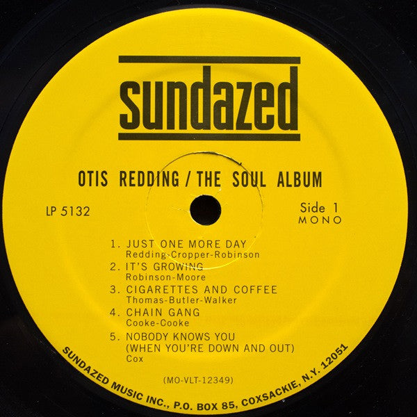 Otis Redding - The Soul Album  Vinyl Record
