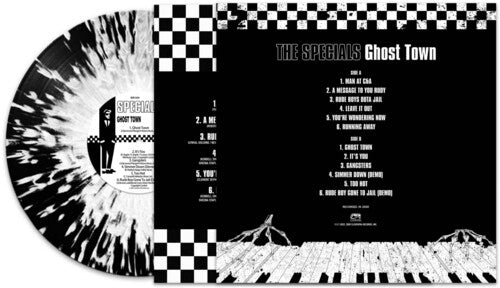 Ghost Town - Black/ white Splatter  Vinyl Record