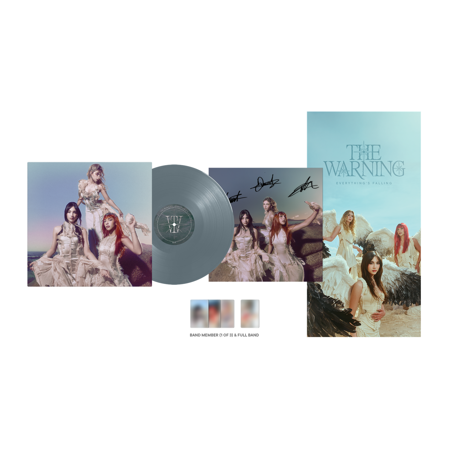 PRE-ORDER The Warning - Everything’s Falling (Indie Exclusive) [Deep Ocean Lp] [Signed Insert/Alt Cover] [Vinyl] Vinyl Record