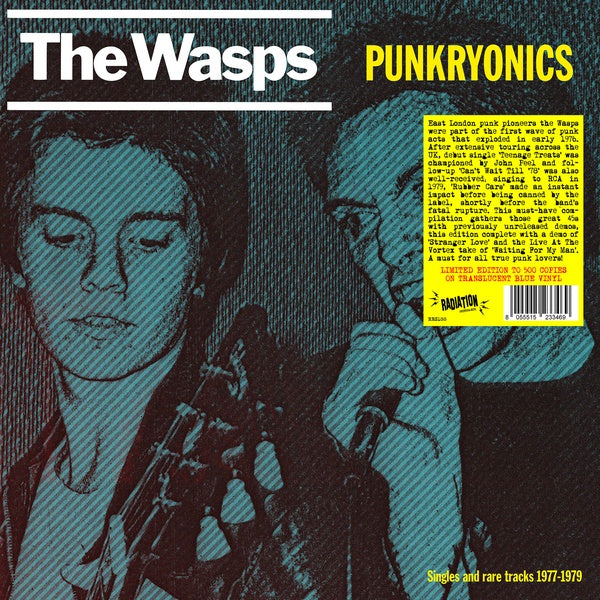THE WASPS - Punkryonics: Singles & Rare Tracks 1977-1979 (Blue Vinyl) Vinyl Record