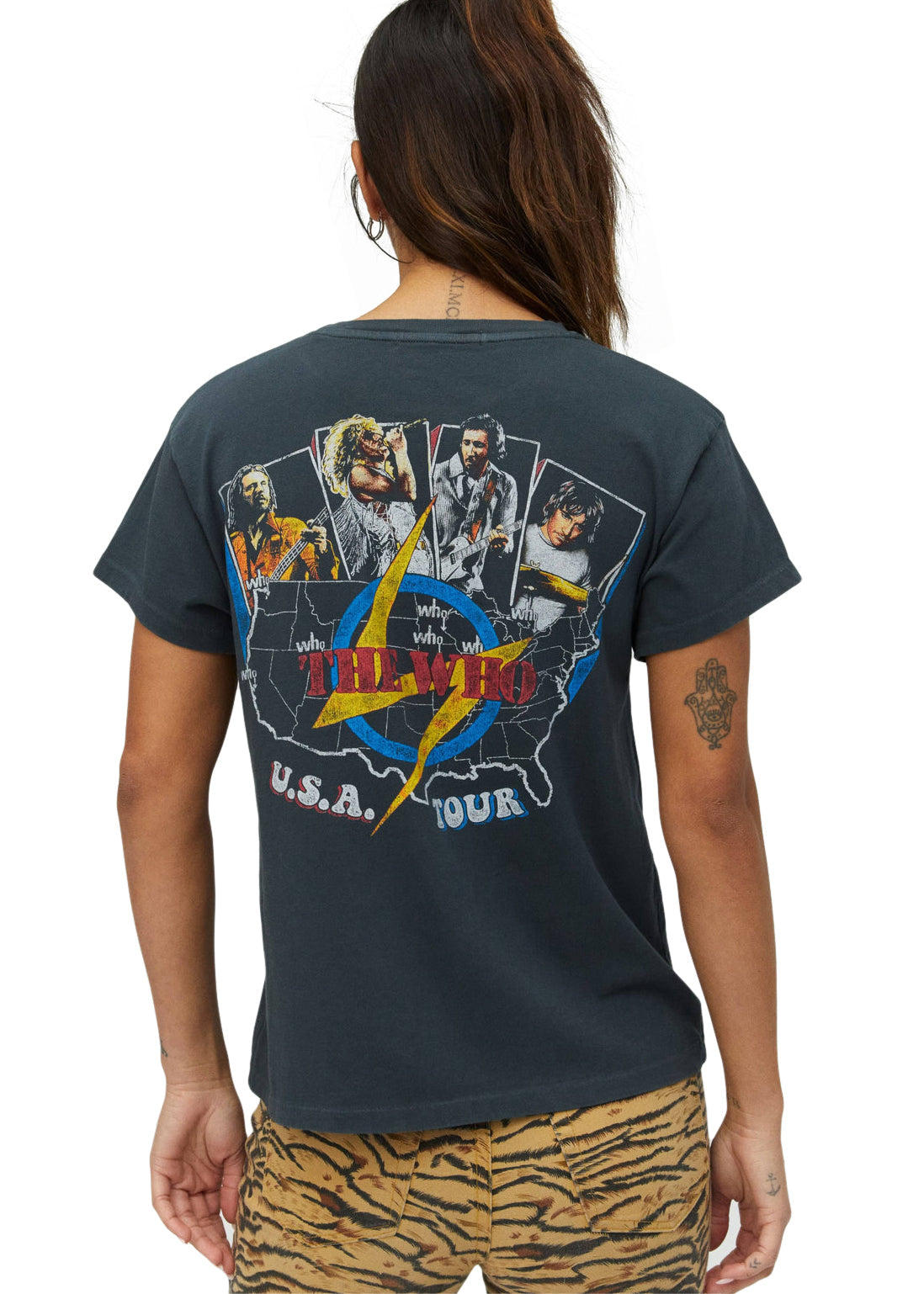 The Who USA Tour Tee Band Womens Shirt by Daydreamer LA