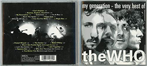 My Generation - The Very Best Of The Who  Music CD