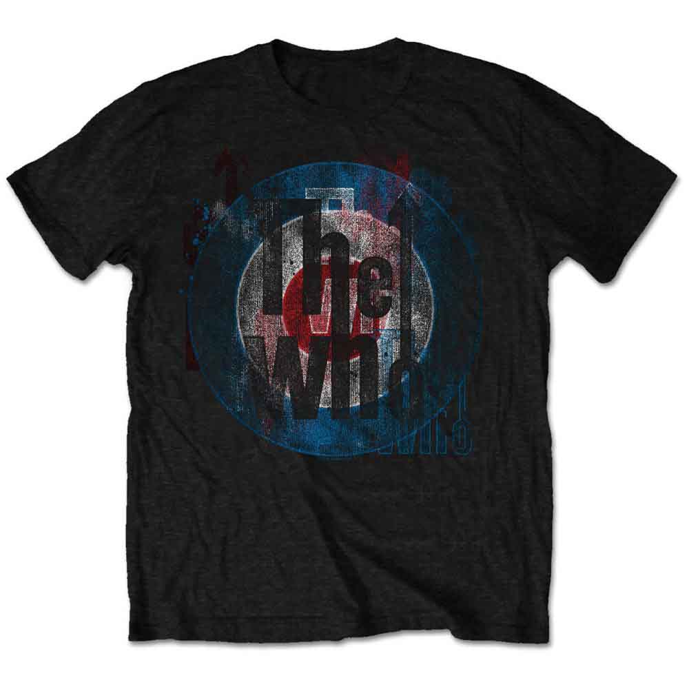 The Who Target Texture Mens T Shirt Officially Licensed