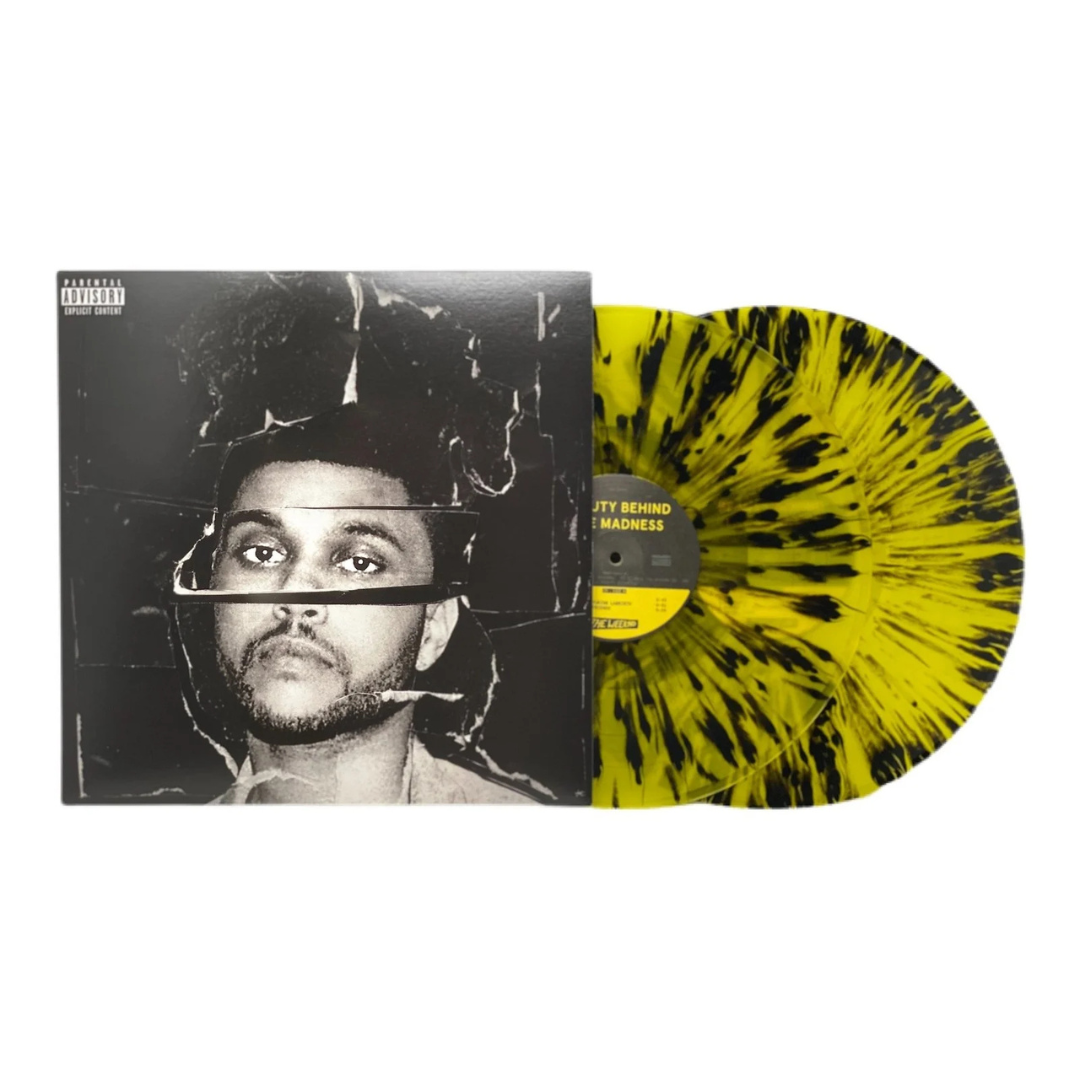 The Weeknd - Beauty Behind The Madness (5th Anniversary Edition) [2LP Yellow and Black Splatter] Vinyl Record