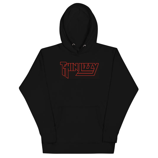 Thin Lizzy Classic Logo Mens Hoodie Black