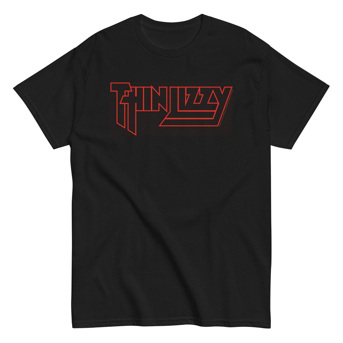 Thin Lizzy Classic Logo Mens T Shirt Black